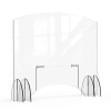 ROSSETO AG020 GUARD SNEEZE W/DOOR 48X40" ACRYLIC CLR