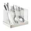 CAL-MIL PLASTIC PRODUCTS,INC. 3015-55 THIS LUXE FLATWARE ORGANIZER IS A GREAT 