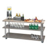 CAL-MIL PLASTIC PRODUCTS,INC. 3698-6-83 THE ASHWOOD U-BUILD CART FROM CAL-MIL IS