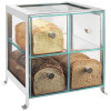 CAL-MIL PLASTIC PRODUCTS,INC. 1586-74 THIS CAL-MIL BREAD CASE IS IDEAL FOR SER