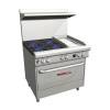 SOUTHBEND 4361D-1GR/ WITH CASTERS THIS ULTIMATE RESTAURANT NATURAL GAS RAN