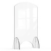ROSSETO AG015 GUARD SNEEZE W/WINDOW 24X40" ACRYLIC CLR