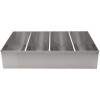 WINCO SCB-4 THIS STAINLESS STEEL CUTLERY ORGANIZER F