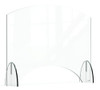 ROSSETO AG010 GUARD SNEEZE W/WINDOW 36X28" ACRYLIC CLR