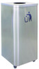 EX-CELL KAISER LLC LDW-24 SS RECEPTACLE 24 GAL TRASH SS