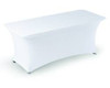 SCULPTWARE 050PBAS6X30 COVER TABLE BANQUET 6X30" SPANDEX WHT