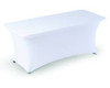 SCULPTWARE 050PBAS8X30 COVER TABLE BANQUET 8X30" SPANDEX WHT
