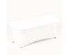 SCULPTWARE 050PC6X30 COVER TABLE BANQUET 6X30" CAP WHT 2 PC