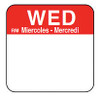 DAYMARK FOOD SAFETY SYSTEMS 1101113 LABEL 1X1" WEDNESDAY ROLL 1000 CT