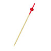 PACKNWOOD 209BBKYOTO PICK W/ RED BEAD 3-1/2" BAMBOO RED