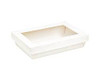 PACKNWOOD 210KARECWH2215 BOX W/ WINDOW 8-6/7X6X2" KRAY WHT
