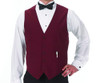CHEF WORKS 2400-BUR-6XL VEST MENS 6XL POLY BURGUNDY