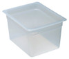 CAMBRO MANUFACTURING 28PP190 PAN FOOD 12-4/10 QT 1/2 SZ TRANSL PP