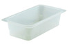 CAMBRO MANUFACTURING 33CLRPP190 PAN FOOD COLANDER 1/3 SZ 3" PP TRANSL
