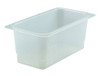 CAMBRO MANUFACTURING 35CLRPP190 PAN FOOD COLANDER 1/3 SZ 5" PP TRANSL