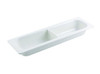 BON CHEF 5094DWHTM PAN CHAFER PAN DIVDER 1/2 SZ ALUM WHT