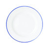 LIFETIME PRODUCTS 5256482 PLATE WR 7-7/8" BISTRO BLUE PORC WHT