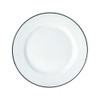 LIFETIME PRODUCTS 5260367 PLATE WR 7-7/8" BISTRO BLACK PORC WHT