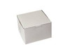BOXIT CORPORATION 664B-261 BOX BAKERY LOCK 6X6X4" WHT