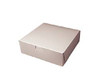 BOXIT CORPORATION 882B-261 BOX BAKERY LOCK 8X8X2-1/2" WHT