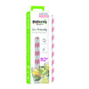 PACKNWOOD 8NPCHP19PK1 STRAW DURABLE 7-3/4" PAPER STRP PNK/WHT