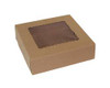 BOXIT CORPORATION 992AW-501 BOX BAKERY BEERS WINDOW 9X9X2-1/2" KRAFT