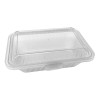 G E T ENTERPRISES EC-19-CL CONT FOOD W/LID 8-1/8X6X2-3/4" CLR