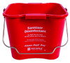 SAN JAMAR KPP196RD SAN JAMAR KPP196RD KLEEN-PAIL PRO RED 6 
