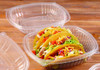 SABERT H52090370F180 CLAMSHELL 9X9" MICROWAVABLE CLR
