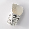 MASS DISTRIBUTORS WAREHOUSE INDFMS-14 SCOOP FRY NEWSPRINT LRG PAPER WHT