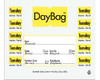 DAYMARK FOOD SAFETY SYSTEMS IT112379 BAG PORTION 6-1/2X7" TUES YLW