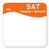 DAYMARK FOOD SAFETY SYSTEMS IT1100346 LABEL 1" REMOVABLE SATURDAY