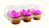 PACTIV YCAS2M6CK CONT CUPCAKE 6 CMPT PLAS CLR