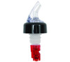 TABLECRAFT PRODUCTS COMPANY 4246A POURER LIQUOR 1 OZ BLK COLLAR CLR