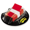 3M COMPANY 680HVRD FLAGS IN DESK GRIP DISPENSER,RED
