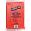 GENUINE JOE 10326 PLASTIC TABLECOVER,54X108",6/PK,RED