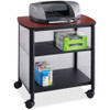 SAFCO 1857BL MACHINE STAND,STEEL FRAME,BLACK