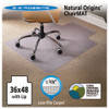 E.S. ROBBINS 141032 LIP CHAIRMAT,36X48",LIP 20"X10",CLEAR