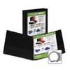 SAMSILL 18530 VIEW BINDER,ROUND RING,1 CAPACITY,BLK