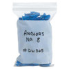 BOX PARTNERS PB3948 POLY BAG,WHITE BLOCK,REUSABLE,RECLOSABLE