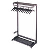 QUARTET 20225 GARMENT RACK,QUARTET,TWO SHELF,BLACK