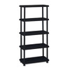 ICEBERG 20851 5-SHELF OPEN STORAGE SYSTEM,BLACK