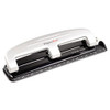 ACCENTRA, INC. 2101 3-HOLE PUNCH,12 SHEET ,BLACK/SILVER