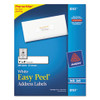 AVERY 8161 EASY PEEL INKJET ADDRESS LABELS,WHITE