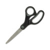 SPARCO PRODUCTS 25225 STRAIGHT SCISSORS,RUBBER HANDLES,BLACK