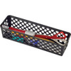 OFFICEMATE 26200 SUPPLY BASKET,STACKABLE,LONG,3/PK,BLACK