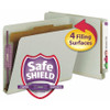 SMEAD MANUFACTURING CO. 26800 CLASSIFICATION FOLDERS,10/BX,GRAY GREEN