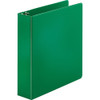 BUSINESS SOURCE 28558 ROUND RING BINDER,2 ,11"X8-1/2",GREEN"