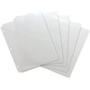 BUSINESS SOURCE 32375 BINDER POCKETS,POLY,LETTER,5/PK,CLEAR