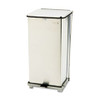 RUBBERMAID COMMERCIAL PRODUCTS FGST24SSPL CAN,SQUARE,24GAL,STAINLESS STEEL